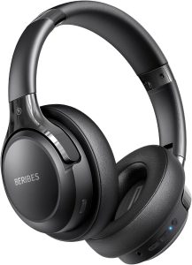 BERIBES Bluetooth Headphones Over Ear, 65H Playtime, 6 EQ Music Modes, HiFi Stereo