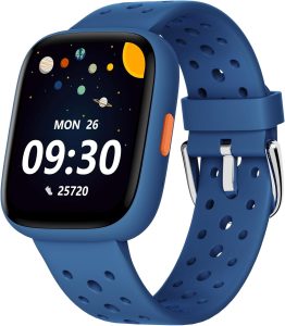 BIGGERFIVE Smart Watch for Kids No APP No Phone Needed, 1.8″ Fitness Tracker Watch Pedometer, Heart Rate, Sleep Monitor, IP68