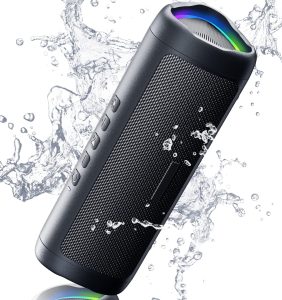 Bluetooth Speaker, 20W HD Sound, Portable Wireless, IPX5 Waterproof, Up to 24H Playtime, TWS, for Home/Party/Outdoor/Camping/