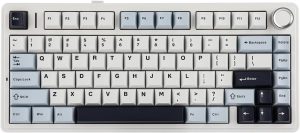 EPOMAKER x Aula F75 Gasket Mechanical Keyboard, 75% Wireless Hot Swappable, Knob, RGB