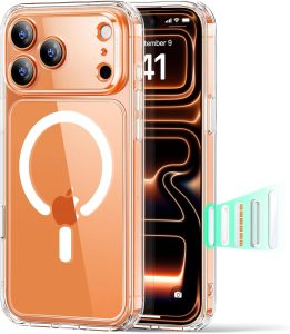 ESR for iPhone 17 Pro Max Case, Camera Control Cover, Compatible with MagSafe, Classic Hybrid Clear
