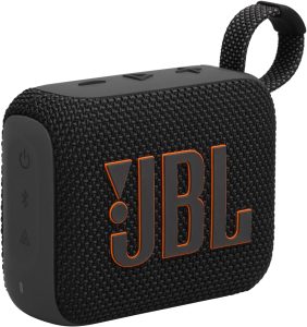 JBL Go 4 – Ultra-Portable, Waterproof and Dustproof Bluetooth Speaker, Big JBL Pro Sound with Punchy bass, 7-Hour Built-in Ba