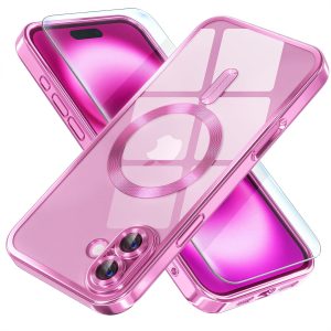 Misea Magnetic for iPhone 16 Case Compatible with MagSafe [Never Yellowing] [Military Grade Drop Protection] Full Camera Lens