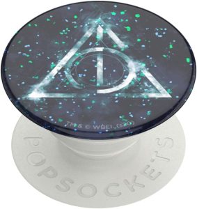 PopSockets Adhesive Phone Grip, Holder, Phone Stand, Harry Potter – Glitter Dealthy Hallows