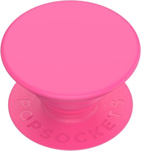PopSockets Adhesive Phone Grip, Holder, Phone Stand – Neon Pink