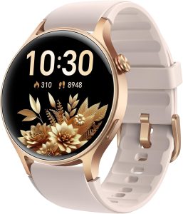 Smart Watch for Women, Answer/Make Call, 1.32” AMOLED Ultra-Clear Screen Fitness Tracker with Heart Rate/Sleep/SpO2 Monitor,