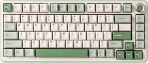 YUNZII B75 PRO Wireless Mechanical Keyboard,75% Layout with Knob,Hot Swap Gasket Structure,Creamy Pre-lubed Switches,RGB Back