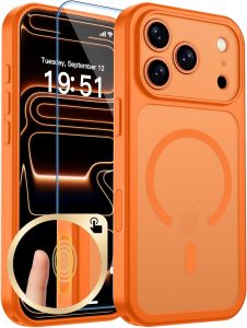 zapica Magnetic for iPhone 17 Pro Max Case, Upgraded [Camera Control Button] [Full Camera Protection] [with 1 Screen Protecto