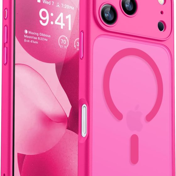 Magnetic Compatible with iPhone 17 Pro Max Case, Full Camera Protection, Translucent Matte
