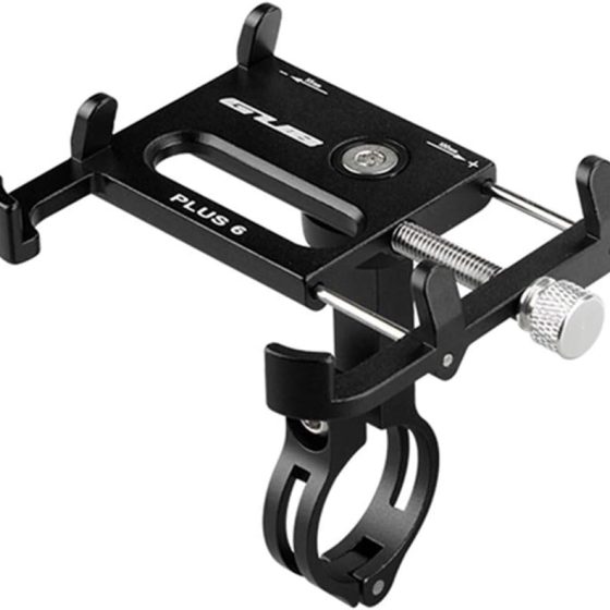 Bicycle & Motorcycle Phone Mount - Aluminum Bike Phone Holder with 360°Rotation Adjustable Handlebar Phone Holder Compati
