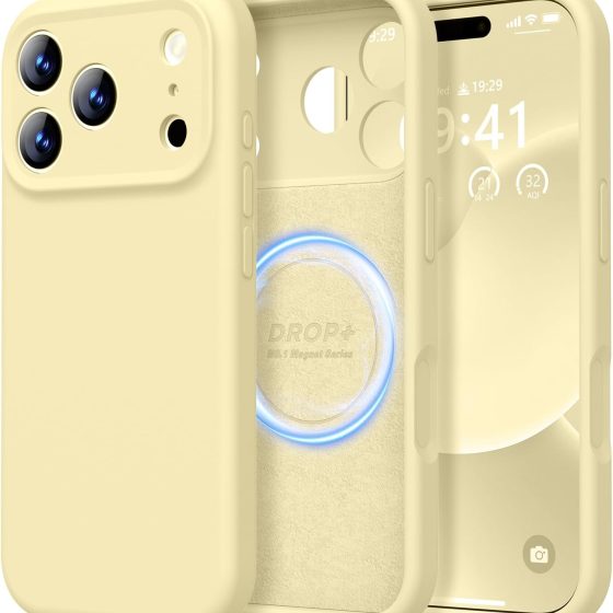 3000 Designed for iPhone 17 Pro Case, Premium Silicone [Compatible with Magsafe][Soft Anti-Scratch Microfiber Lining] Sh