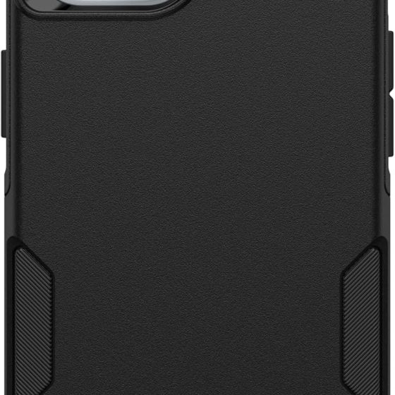iPhone 17e, 16e, 15, 14, & 13 Commuter Series Case - Black, Slim & Tough, Pocket-Friendly, with Port Protection