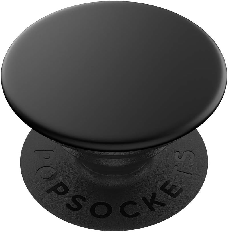 Adhesive Phone Grip, Holder, Phone Stand, Black - Aluminum Black