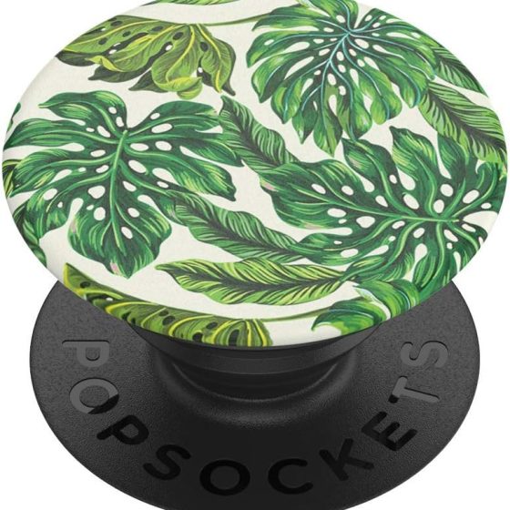 Adhesive Phone Grip, Holder, Phone Stand, Plants - Monstera Deliciosa