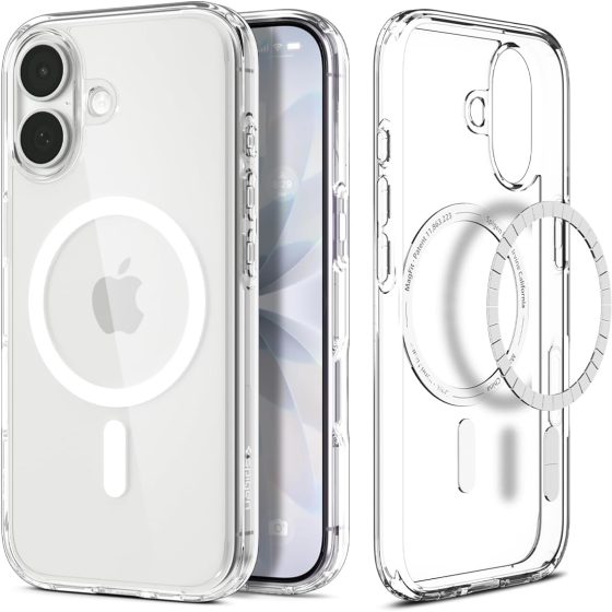 iPhone 17 Case, Ultra Hybrid MagFit [TPU Covered Camera Control] [Anti-Yellowing] [Compatible with Magsafe] - Clea